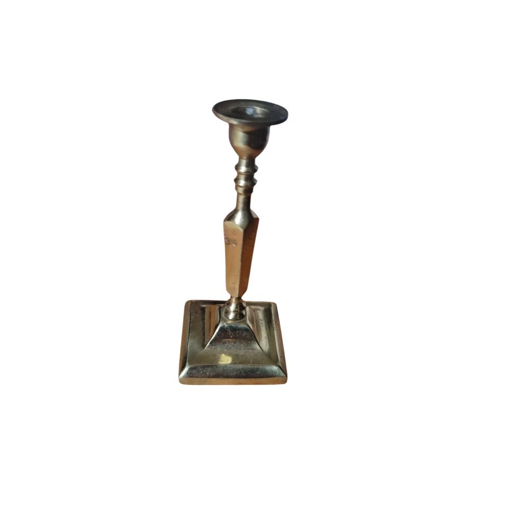 Vintage Brass Candlestick Holder 5"